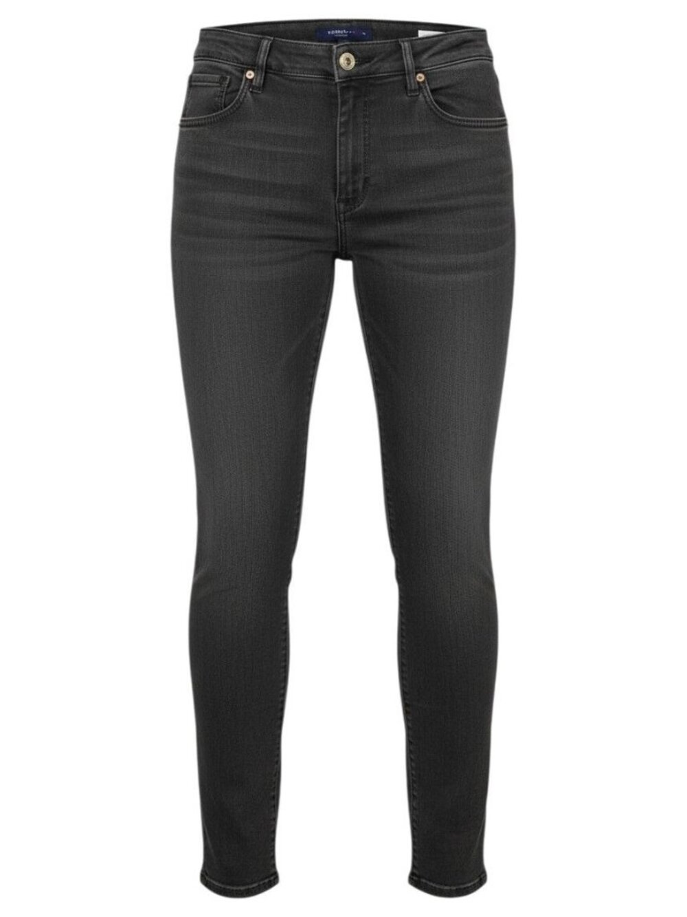 Tommy Hilfiger Tribeca Skinny Womens Black Mid-Rise Jeans Size 12